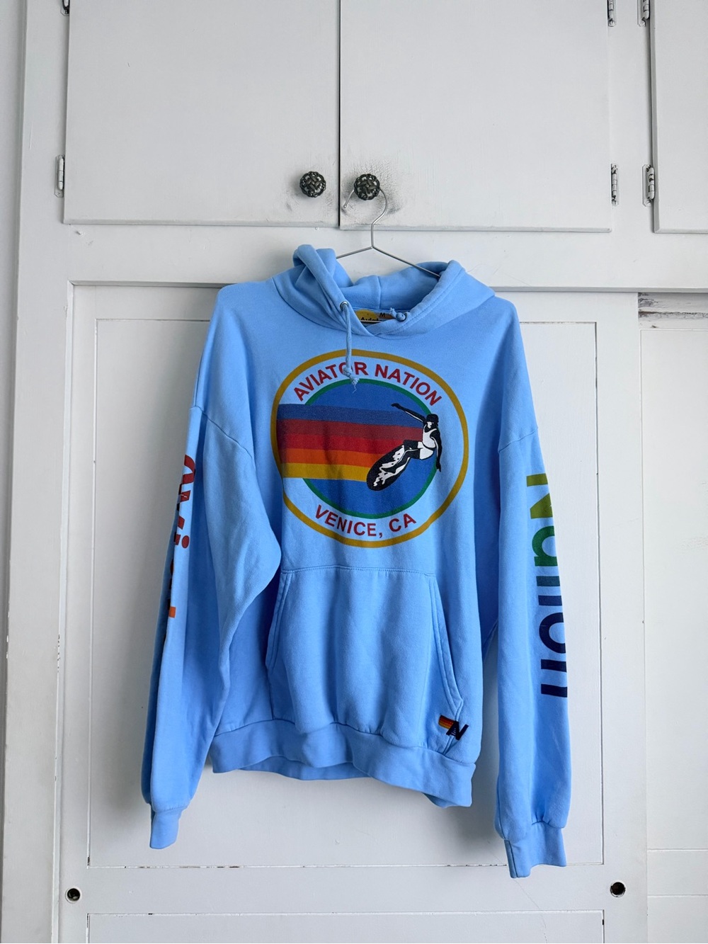 Aviator Nation Relaxed Venice Hoodie - Sky Blue